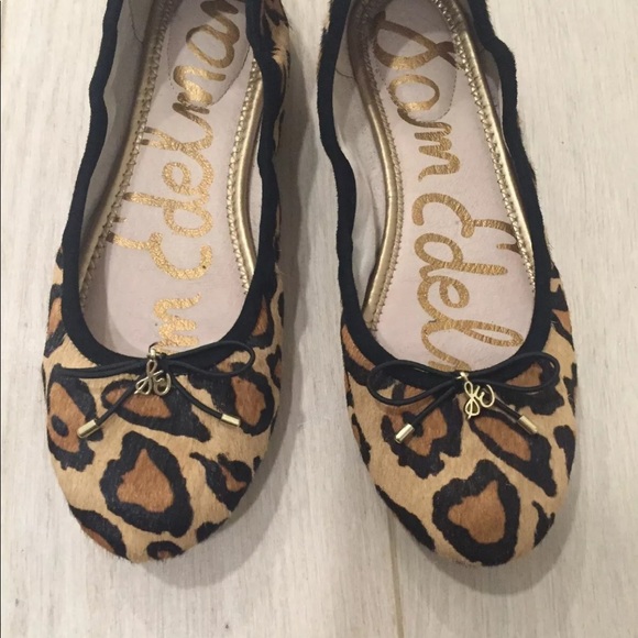 Sam Edelman 'Felicia' Leopard Flats 7.5 Worn Once! - Picture 2 of 8